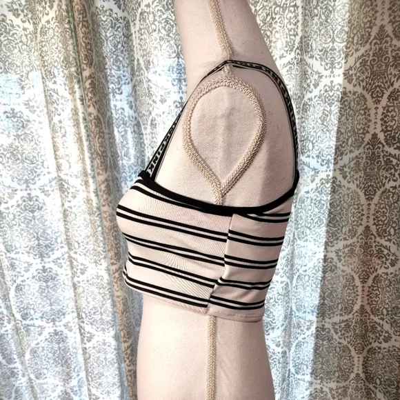 PINK Victoria Secret Women's Ultimate Logo Strap Sports Crop - Picture 5 of 8